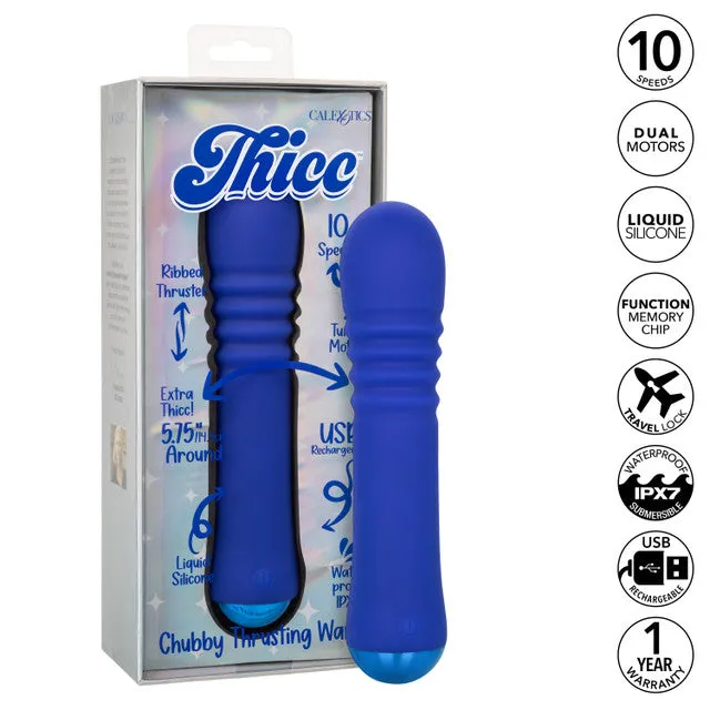 CALEXOTICS Vibrators THICC CHUBBY THRUSTING WAND
