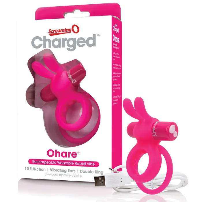 Charged Ohare Rechargeable Rabbit Vibe Pink Screaming O Vibrators Charged Ohare Rechargeable Rabbit Vibe Pink Screaming O Vibrators