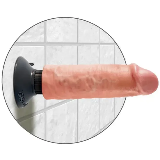 Dildos Pipedream Pipedream King Cock 6 inch Vibrating Dildo with Posable Spine and Suction Cup