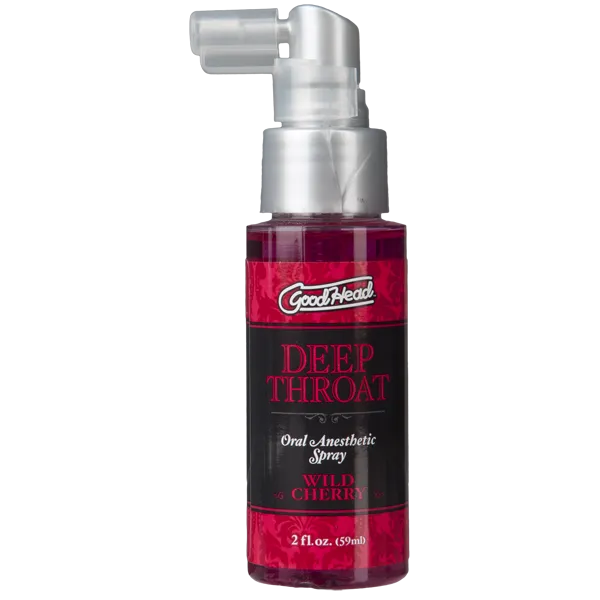 DOC JOHNSON Male Sex Toys GOODHEAD DEEP THROAT SPRAY WILD CHERRY
