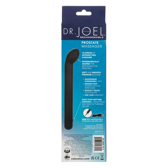 DR JOEL KAPLAN RECHARGEABLE PROSTATE MASSAGER CALEXOTICS Anal