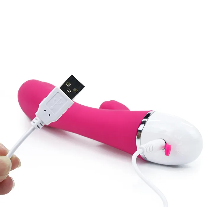Dreamer Two Rechargeable Silicone Vibrator Red LoveToy Female Sex Toys