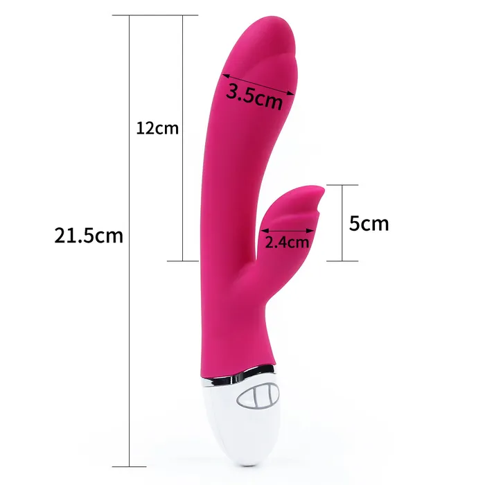 Dreamer Two Rechargeable Silicone Vibrator Red LoveToy Female Sex Toys