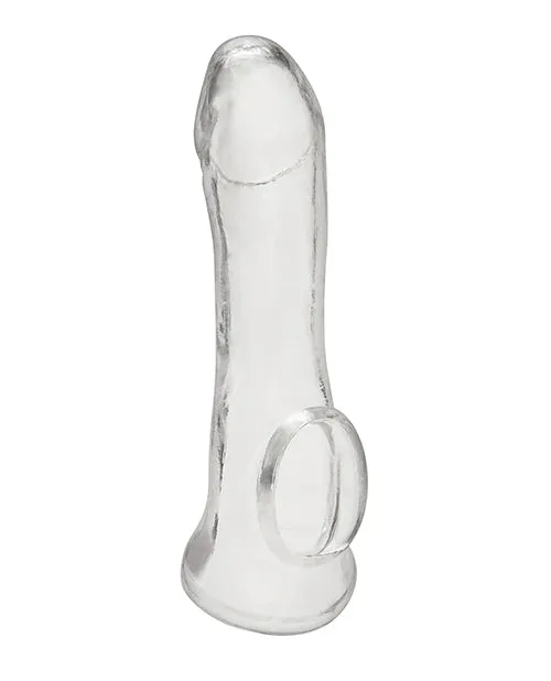 Electric EEL Inc Male Sex Toys Blue Line 625 inTransparent Penis Sleeve Extension Electric EEL Inc Male Sex Toys Blue Line 625 inTransparent Penis Sleeve Extension