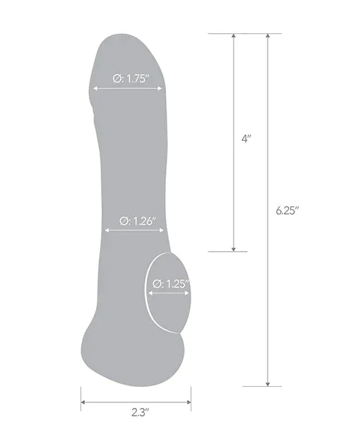 Electric EEL Inc Male Sex Toys Blue Line 625 inTransparent Penis Sleeve Extension Electric EEL Inc Male Sex Toys Blue Line 625 inTransparent Penis Sleeve Extension