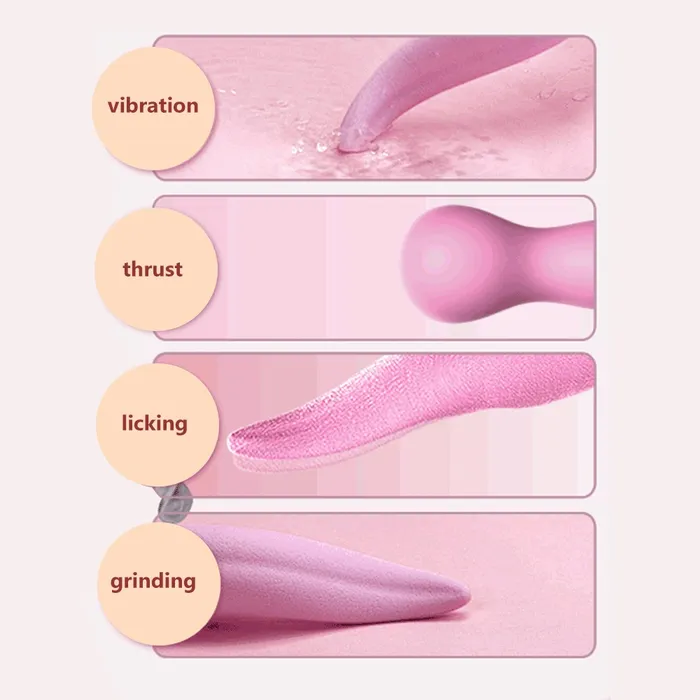 EVEs SECRETS Male Sex Toys Real Tongue Licking for Women Female Vagina Massager Adult Clitoris Stimulator