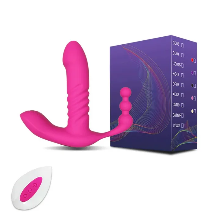 EVEs SECRETS Wireless Remote Automatic Thrusting Dildo GSpot Clitoris Stimulator Vibrator For Women Female Sex Toys EVEs SECRETS Wireless Remote Automatic Thrusting Dildo GSpot Clitoris Stimulator Vibrator For Women Female Sex Toys