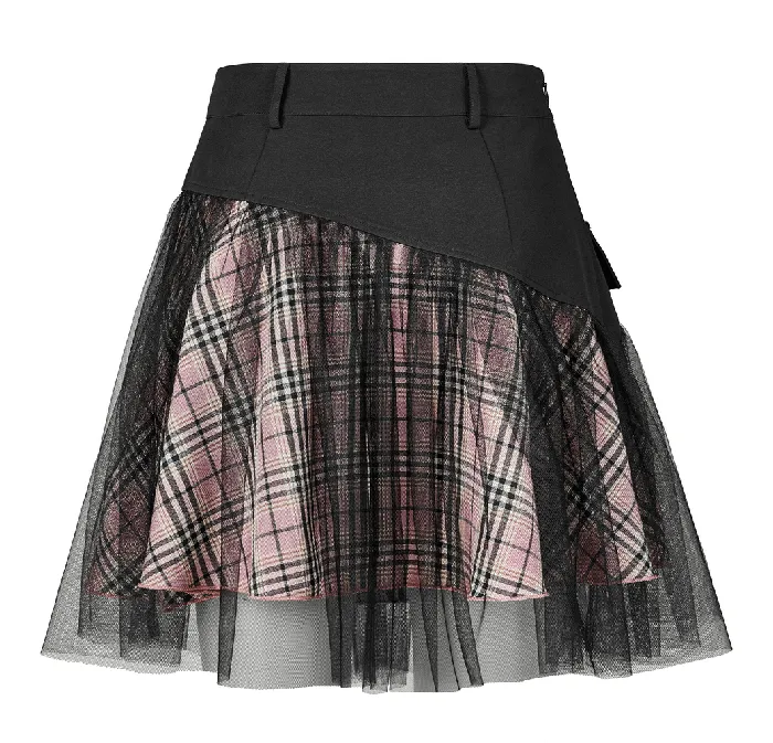 Female Sex Toys EVEs SECRETS Gothic HighWaisted Mini Skirt with Mesh Detailing