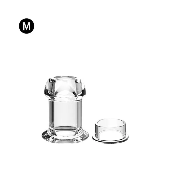 Hollow Tunnel Butt Plug with Acrylic Cap Extreme Pleasure Guaranteed Scandals Male Sex Toys