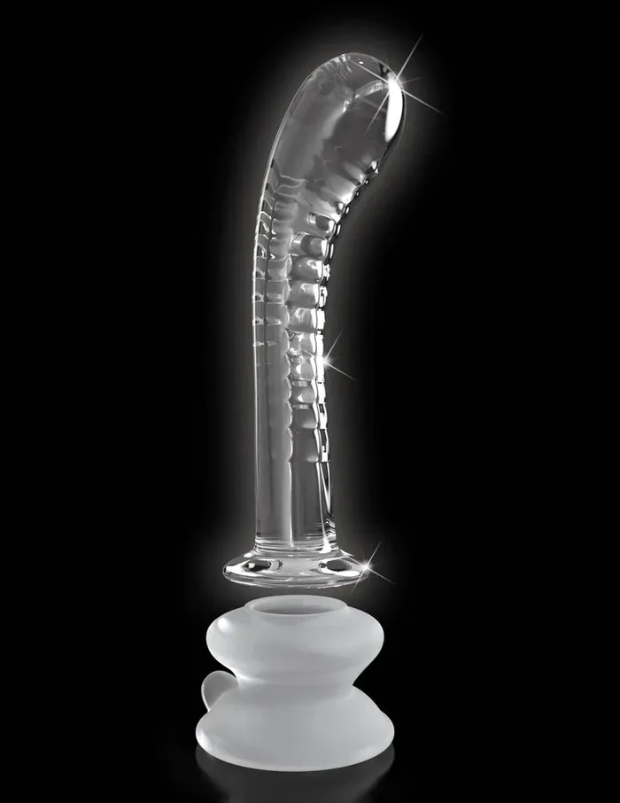 Icicles No 88 Glass GSpot Massager With Suction Cup Pipedream Female Sex Toys