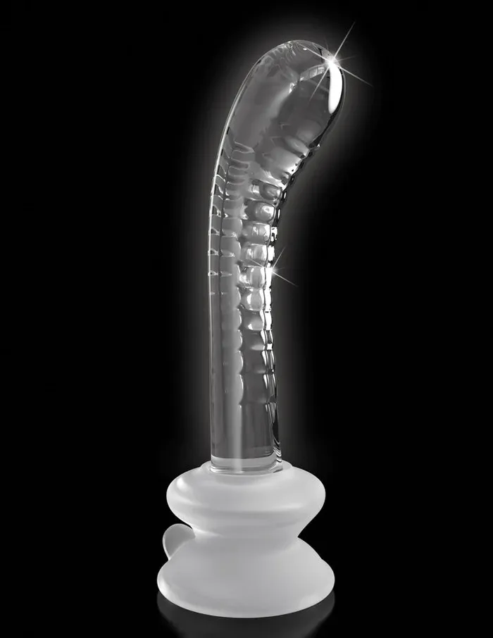 Icicles No 88 Glass GSpot Massager With Suction Cup Pipedream Female Sex Toys