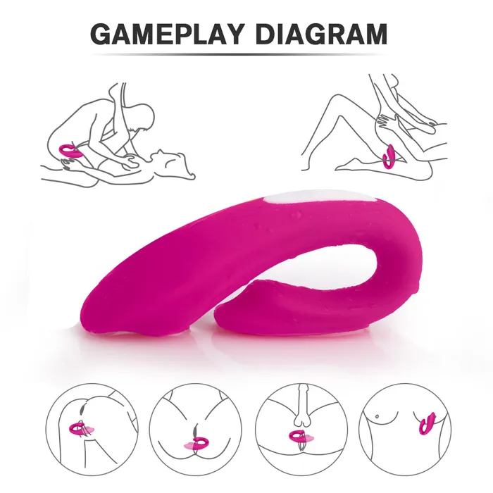 JazzToy Vibrators Couples Vibrator Clitoral and GSpot Vibrator