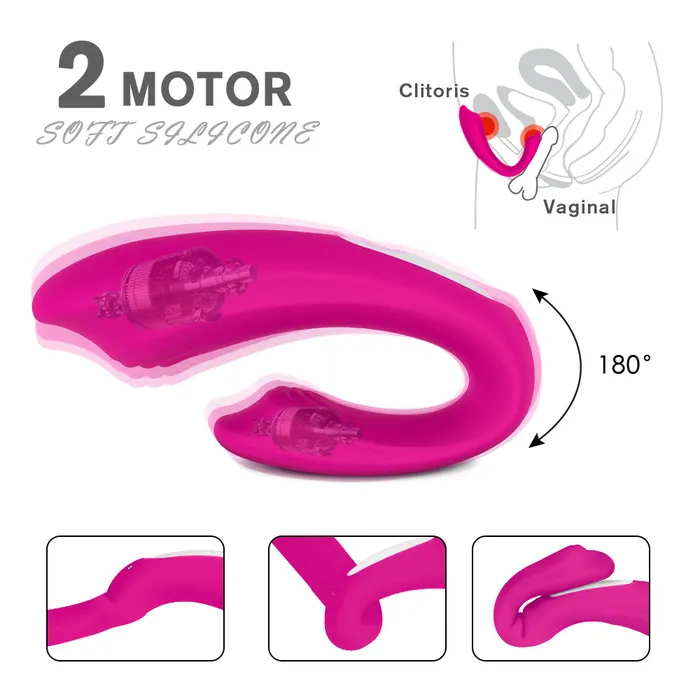 JazzToy Vibrators Couples Vibrator Clitoral and GSpot Vibrator
