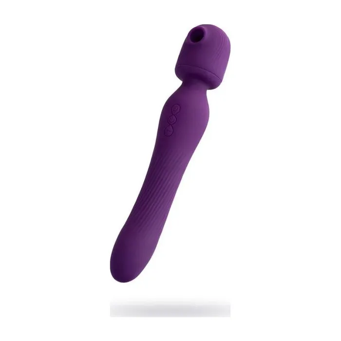 JOS Female Sex Toys JOS Kisom 2 In 1 Wand Stimulator Violet