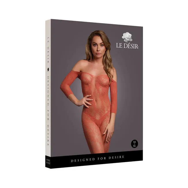 Le Desir Lace LongSleeved Bodystocking OS All Colors Shots America LLC Bodystockings Playsuits