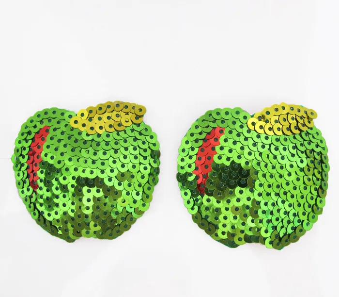 Love in Leather Sequin Apple Reusable Nipple Pasties Love in Leather Vibrators