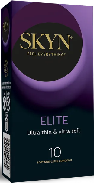 Male Sex Toys Claredale Skyn Elite condom 10 pack