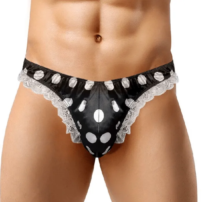 Male Sex Toys EVEs SECRETS Mens Shiny Satin Ruffle Lace Panties Male High Cut Sissy Underwear Lingerie Male Sex Toys EVEs SECRETS Mens Shiny Satin Ruffle Lace Panties Male High Cut Sissy Underwear Lingerie