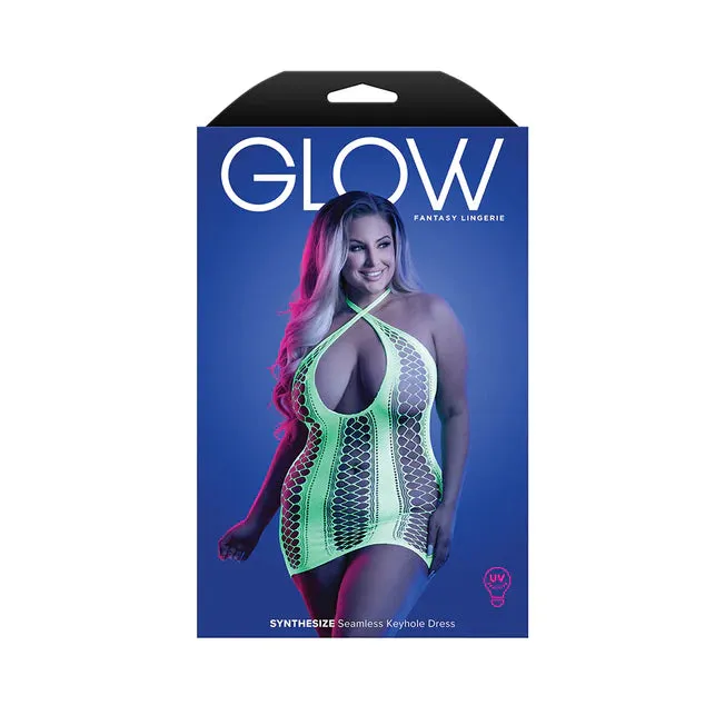 Male Sex Toys Fantasy Lingerie Glow Synthesize UV Reactive Seamless Keyhole Dress Queen Size Male Sex Toys Fantasy Lingerie Glow Synthesize UV Reactive Seamless Keyhole Dress Queen Size