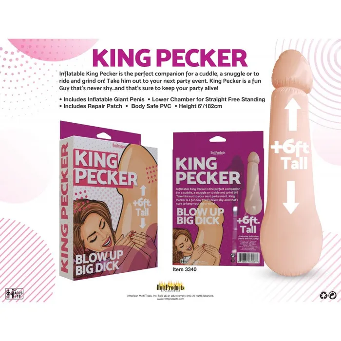 Male Sex Toys King Pecker 6Foot Giant Inflatable Penis Hott Products Unlimited