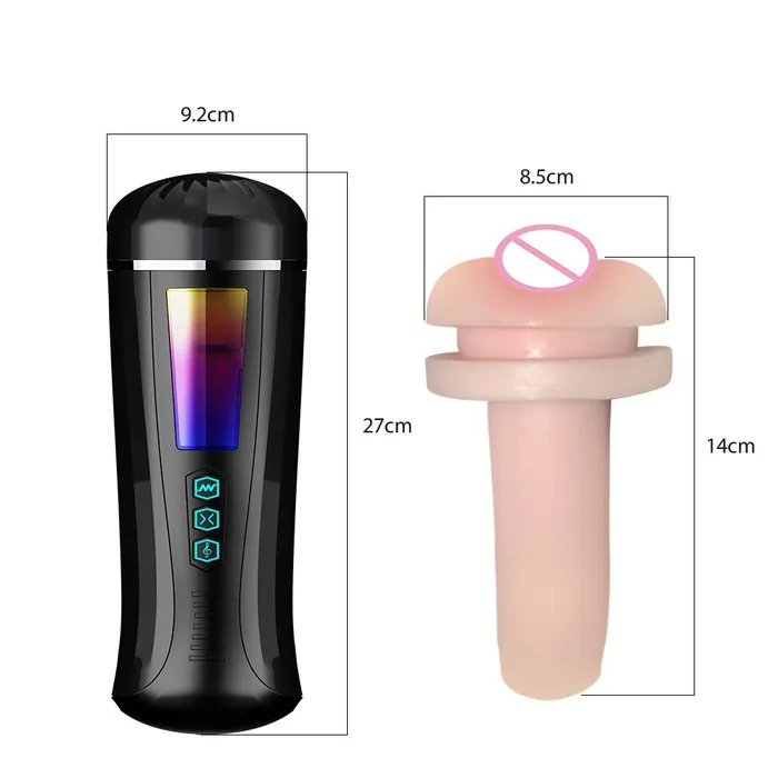 Male Sex Toys Lusty Age Male Handsfree Automatic Telescopic Masturbator