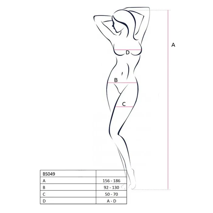 Passion Lingerie Bodystockings Playsuits Bodystocking BS049 White One Size Passion Lingerie Bodystockings Playsuits Bodystocking BS049 White One Size