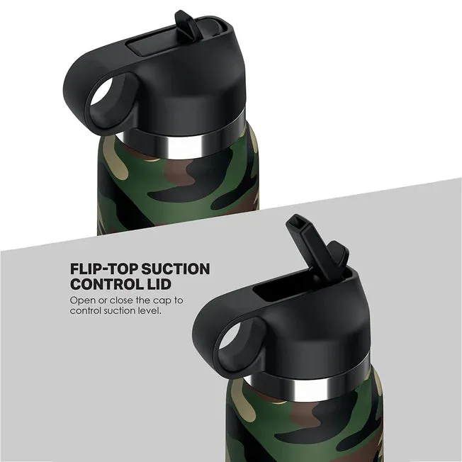 PDX Brands Male Sex Toys PDX Plus Fap Flask Discreet Water Bottle Stroker Frosted Camo