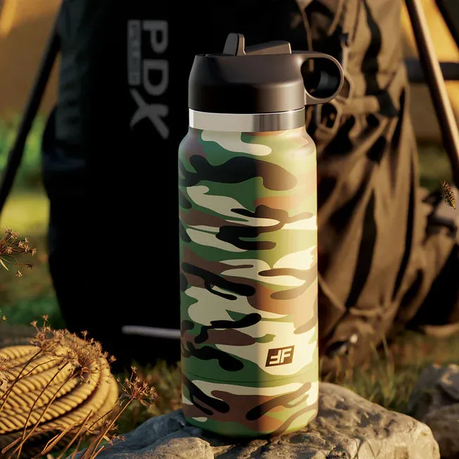 PDX Brands Male Sex Toys PDX Plus Fap Flask Discreet Water Bottle Stroker Frosted Camo