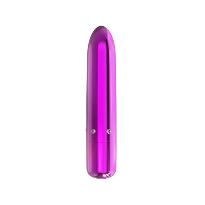 PowerBullet Vibrators Pretty Point 4in Power Bullet Purple Purple