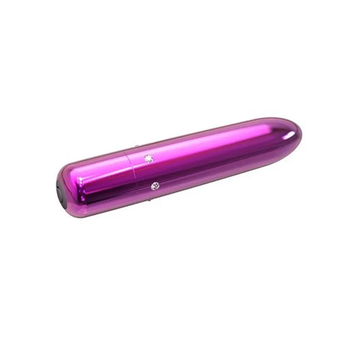 PowerBullet Vibrators Pretty Point 4in Power Bullet Purple Purple