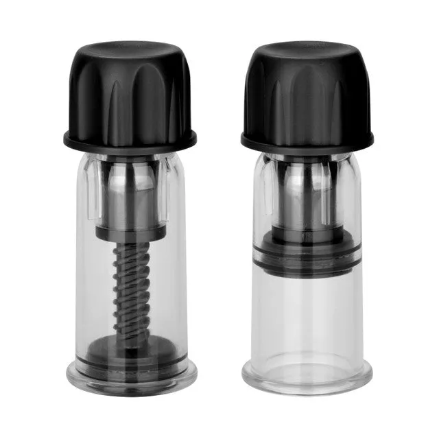 SASS Anal Nipple Play VACUUM TWIST SUCKERS Black