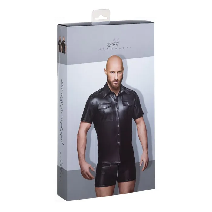 Sexy And Elegant Shirt With Front Pockets Medium Black Noir Anal Sexy And Elegant Shirt With Front Pockets Medium Black Noir Anal