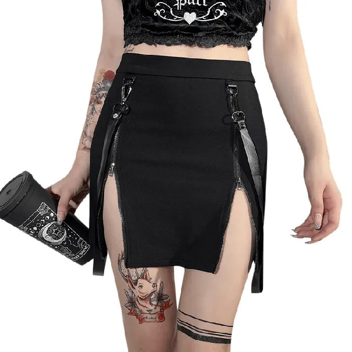 Sexy Womens Mini Skirt Black High Waist Skirt with Zipper Erotic Clothing for Ladies EVEs SECRETS Anal Sexy Womens Mini Skirt Black High Waist Skirt with Zipper Erotic Clothing for Ladies EVEs SECRETS Anal