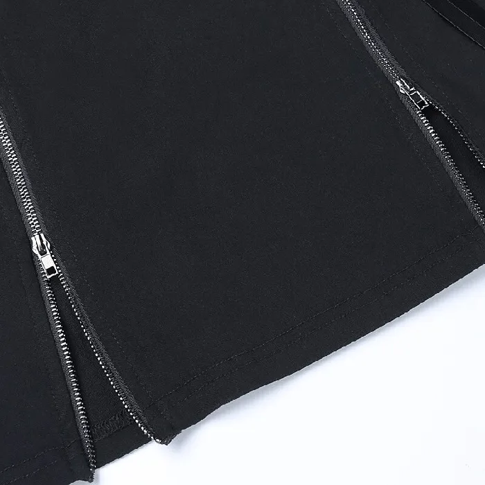 Sexy Womens Mini Skirt Black High Waist Skirt with Zipper Erotic Clothing for Ladies EVEs SECRETS Anal