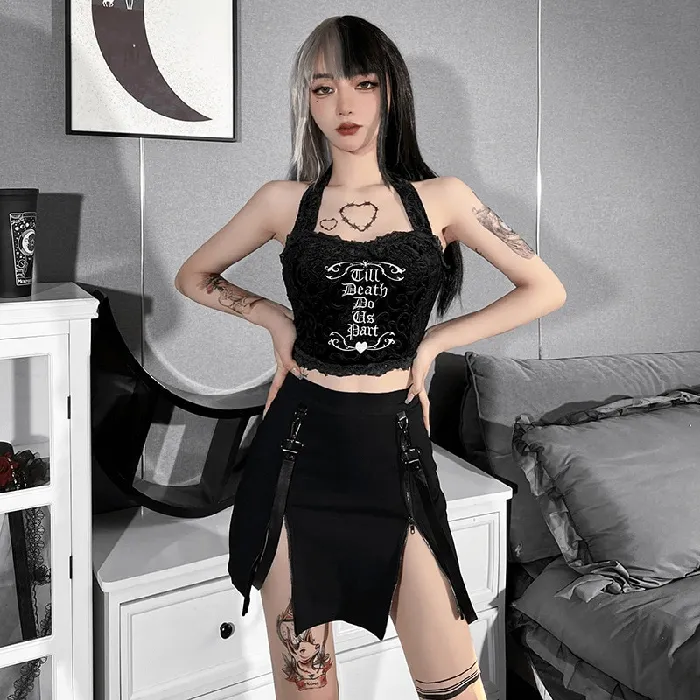 Sexy Womens Mini Skirt Black High Waist Skirt with Zipper Erotic Clothing for Ladies EVEs SECRETS Anal