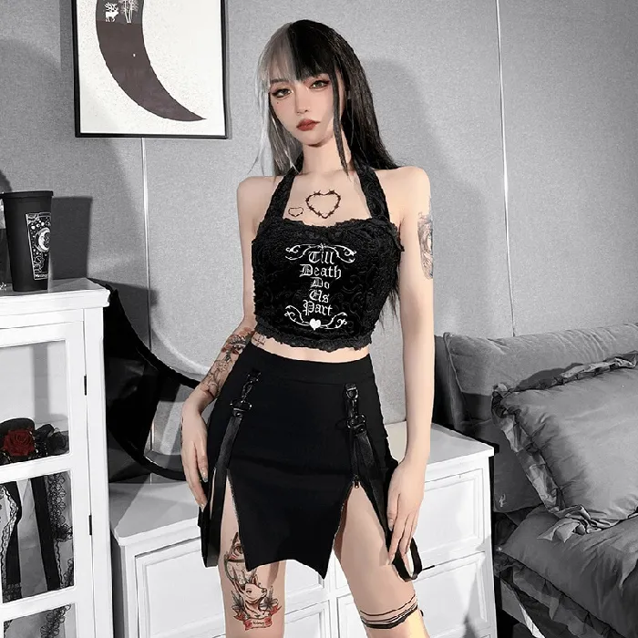 Sexy Womens Mini Skirt Black High Waist Skirt with Zipper Erotic Clothing for Ladies EVEs SECRETS Anal