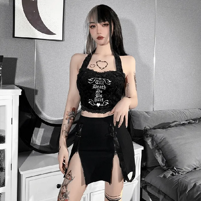 Sexy Womens Mini Skirt Black High Waist Skirt with Zipper Erotic Clothing for Ladies EVEs SECRETS Anal