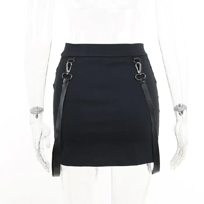 Sexy Womens Mini Skirt Black High Waist Skirt with Zipper Erotic Clothing for Ladies EVEs SECRETS Anal