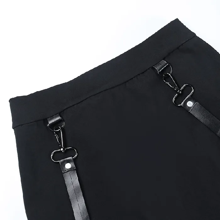 Sexy Womens Mini Skirt Black High Waist Skirt with Zipper Erotic Clothing for Ladies EVEs SECRETS Anal