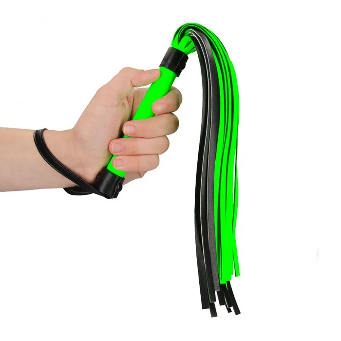 SHOTS Female Sex Toys OUCH GLOW IN THE DARK FLOGGER SHOTS Female Sex Toys OUCH GLOW IN THE DARK FLOGGER