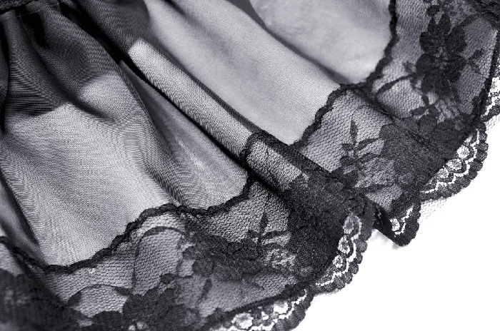 Sophisticated Black Skirt Adorned with Bow Accents EVEs SECRETS Anal