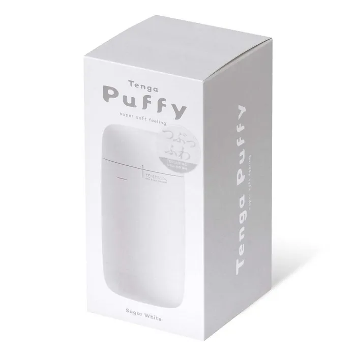 TENGA Vibrators TENGA PUFFY SUGAR WHITE