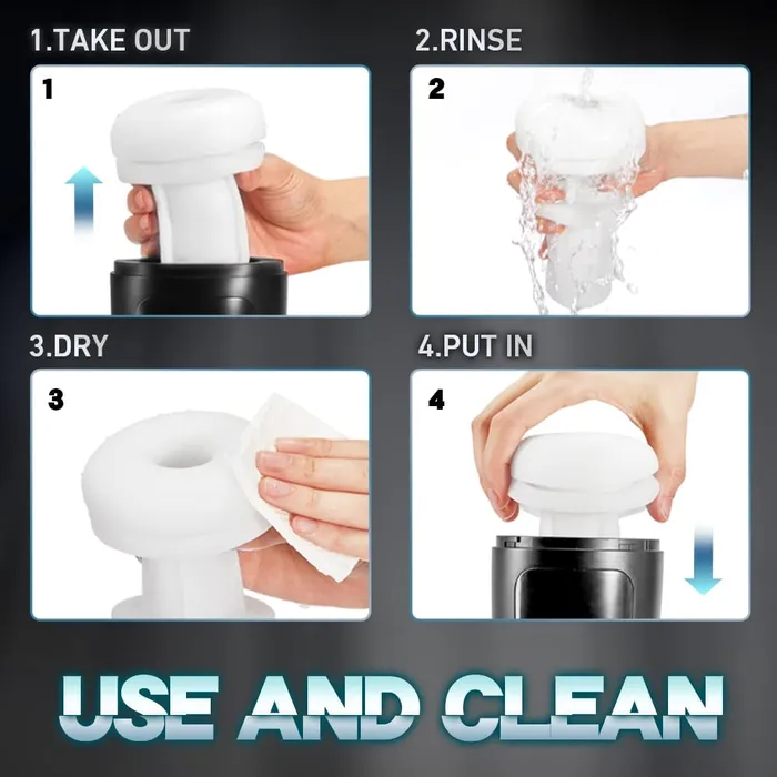 Thrusting Automatic Male Masturbator Lusty Age Male Sex Toys