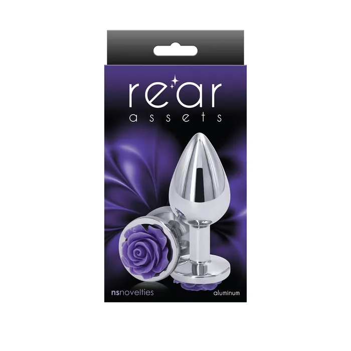 Vibrators nsnovelties Rear Assets Rose Medium Purple Vibrators nsnovelties Rear Assets Rose Medium Purple