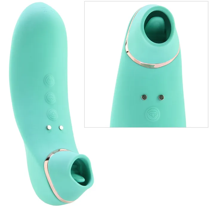 Vibrators Nu Sensuelle Trinitii 3in1 Suction Vibe Novel Creations