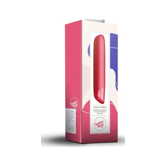 Vibrators Rocks Off SugarBoo Cool Coral Bullet Vibe Coral