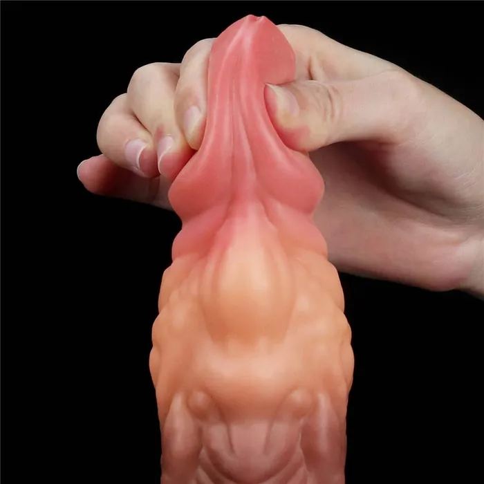 7 Silicone Realistic Tongue Dildo Prostate Massager Anal Toy LOVETOY Anal