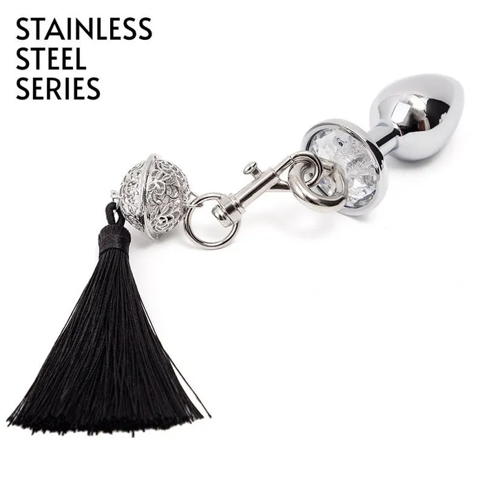 Anal FRISKY BUSINESS SG BDSM Ornamental Butt Plug Leash
