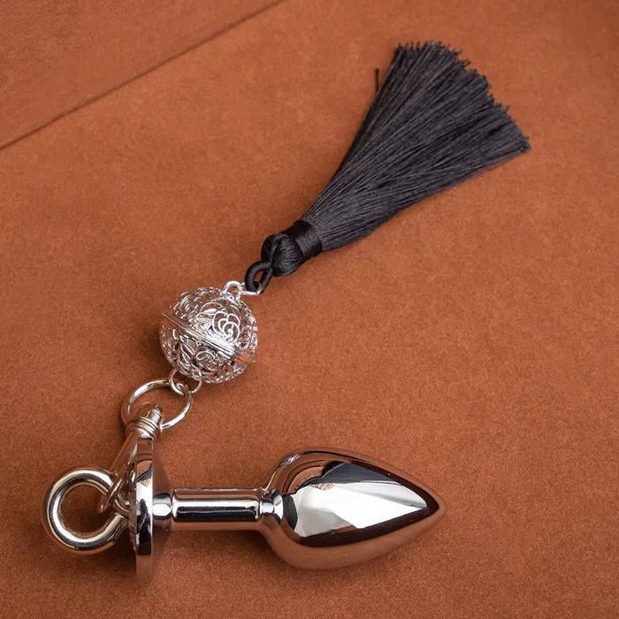 Anal FRISKY BUSINESS SG BDSM Ornamental Butt Plug Leash