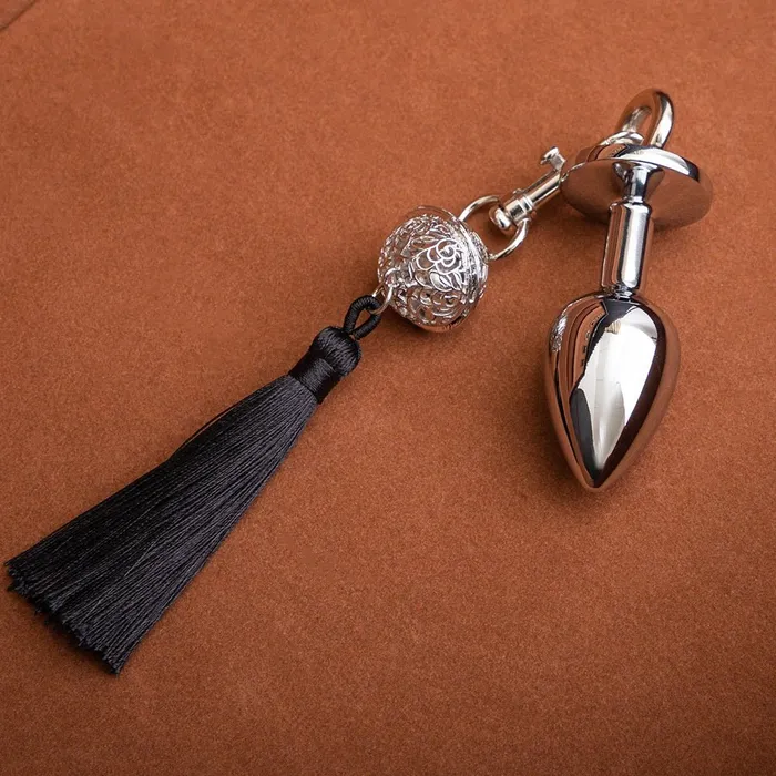 Anal FRISKY BUSINESS SG BDSM Ornamental Butt Plug Leash
